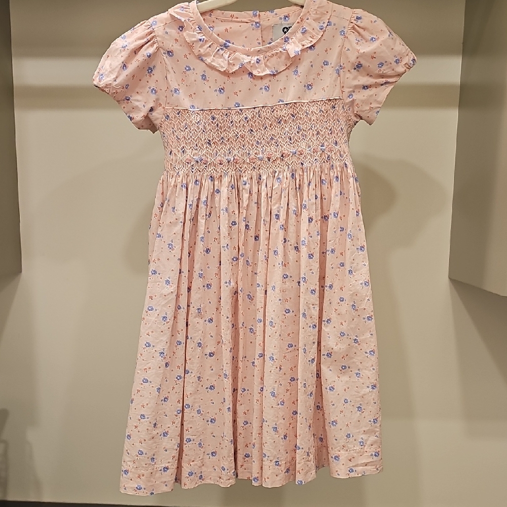 Question Everything Girls Smocked Dress